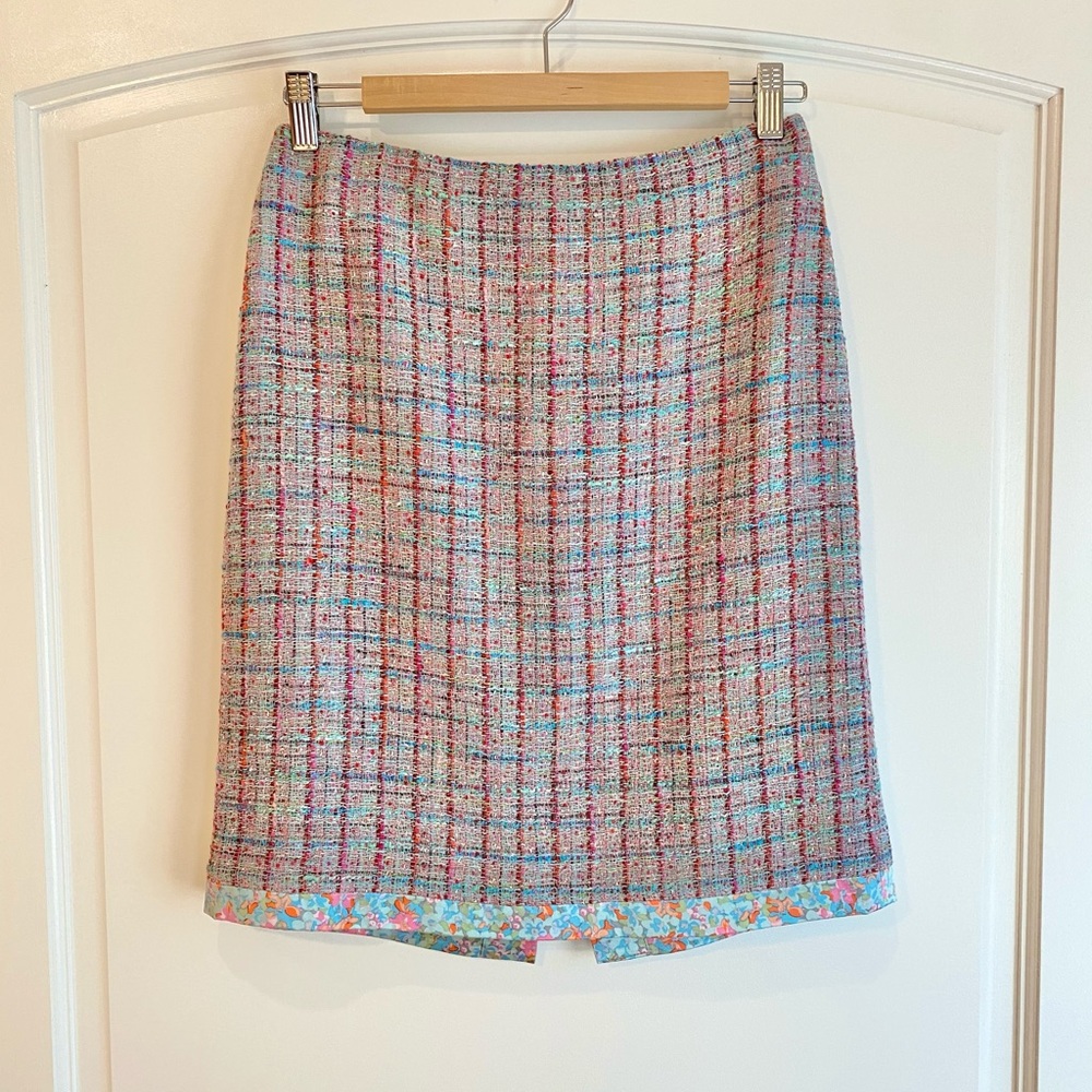 Dana Buchman Multicolor Pencil Skirt Size 4
